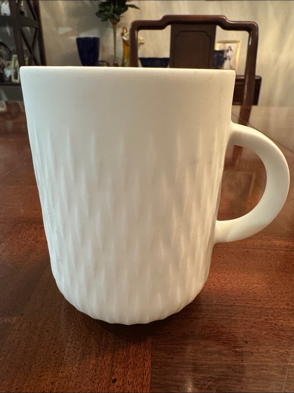 Nespresso x Fusalp 2023 Limited Edition Festive Coffee Mug Matte White 12 fl oz
